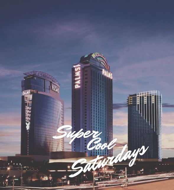 Vegas Skyline Twilight — Urban Split Composition