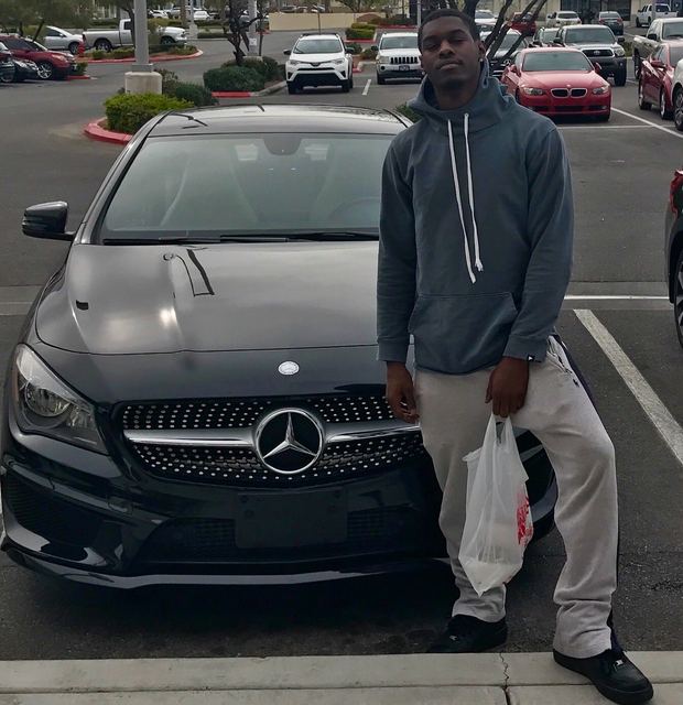 DAJAI — Black Mercedes-Benz Parking Lot Portrait