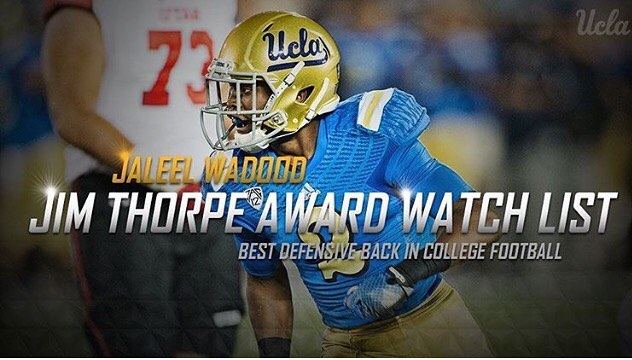Jim Thorpe Award Watchlist — Blue/Gold Uniform (likely UCLA's Wadood)