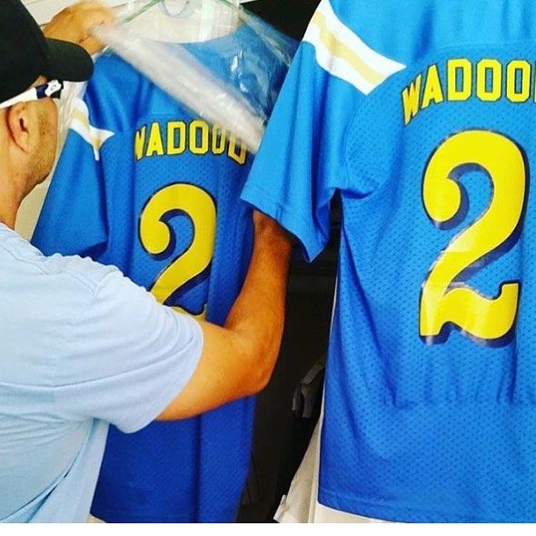 WADDO Jerseys — Blue & Yellow Custom (Wadood? — Needs Verification)