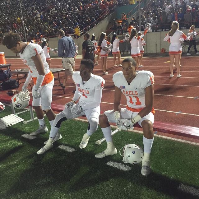 Alex Perry #4 BGHS + Bubba Bolden #11 BGHS — Game Sideline