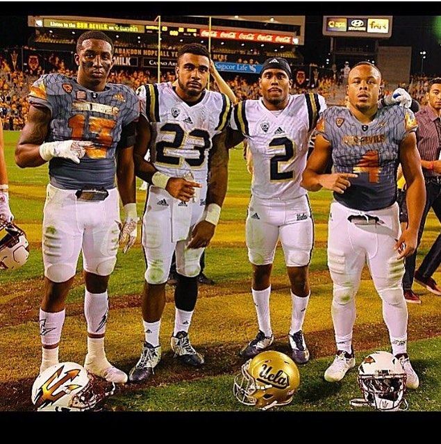 ASU × UCLA — Perry#13 + Starks#23 + Wadood#2 + Richards#4 (Same 4 D1 Alums, Different Season)