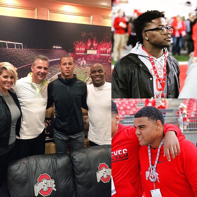 Urban Meyer × Bolden Family + Tyjon Lindsey + Haskell Garrett — Ohio State Visit (Garrett Committed to OSU)