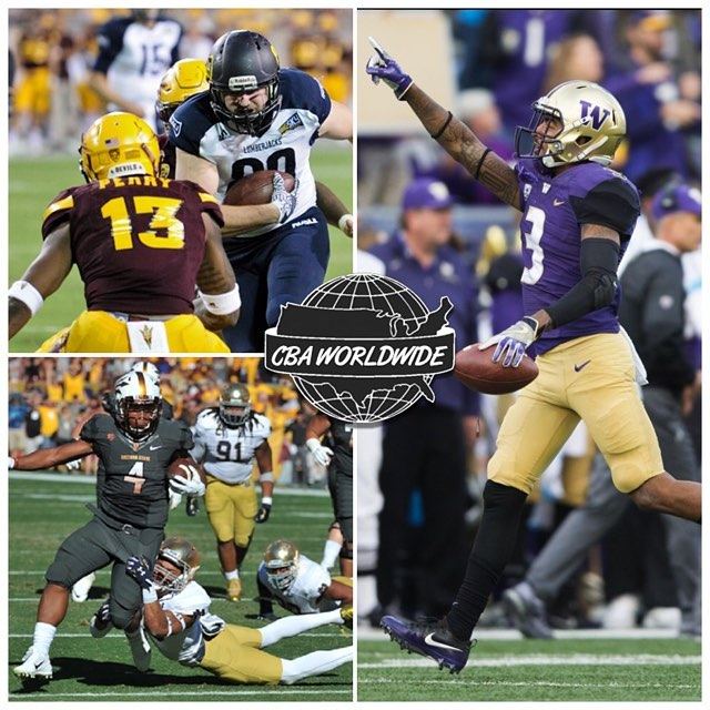 CBA Worldwide Collage — Armand Perry #13 ASU + Demario Richards #4 ASU (purple player non-relevant)