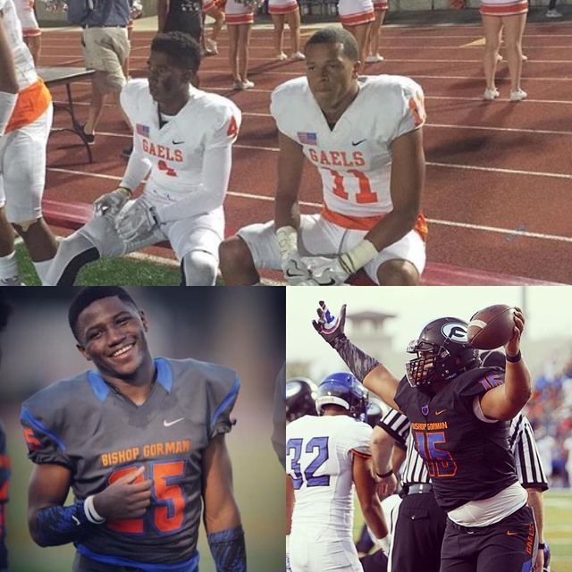 Bishop Gorman Gaels — 4 Future D1/NFL Players in HS Uniforms (Perry + Bolden + Lindsey + Garrett)