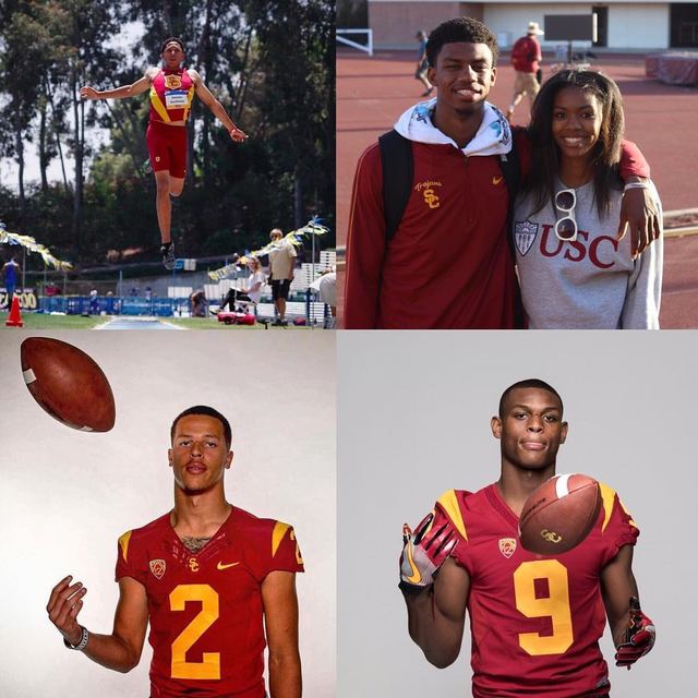 Smallwood + Cunninghams (Randall II hugging Vashti) + Bolden USC #2 + Grimes USC #9