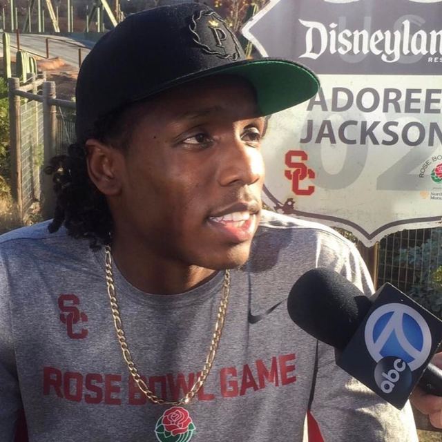 Rose Bowl Game — Athlete in Rose Bowl Branded Gear