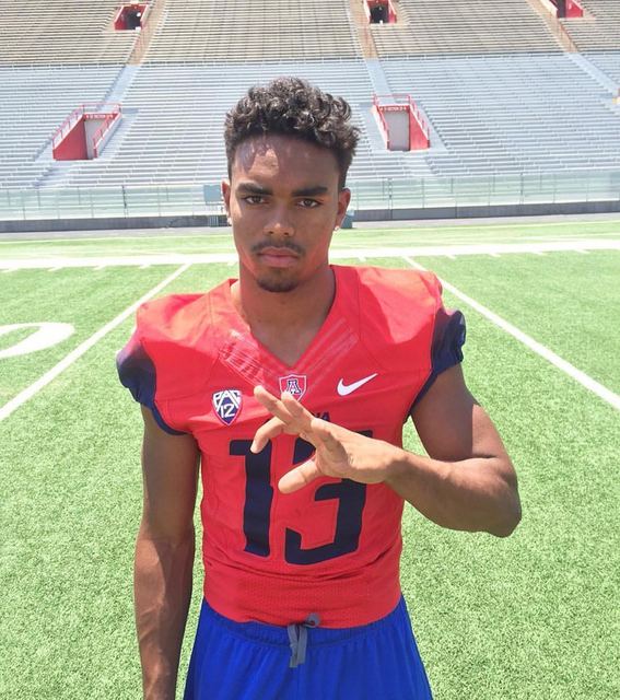 Armand Perry in ASU #13 Jersey Portrait