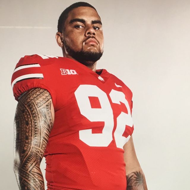 Haskell Garrett — Ohio State Buckeyes #92 Red Jersey