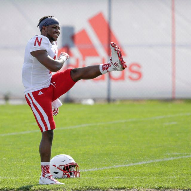 Tyjon Lindsey Nebraska #1 — Game-Action Celebration