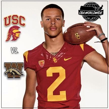 Jaleel Wadood #4 UCLA — CBA TATTOO on Left Sleeve