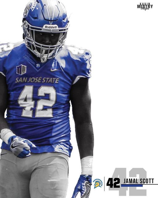 Jamal Scott #42 — San Jose State Football CBA Promo