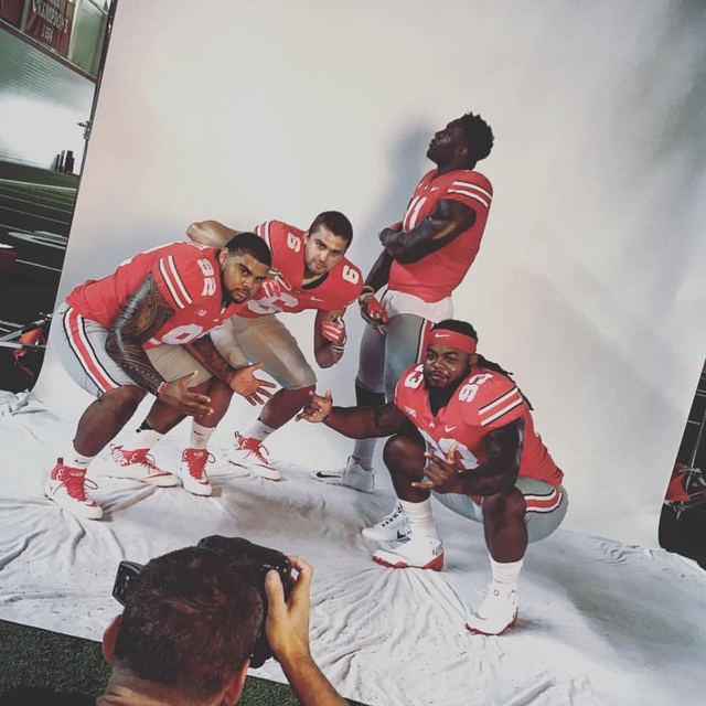 Haskell Garrett #92 — Ohio State Media Day