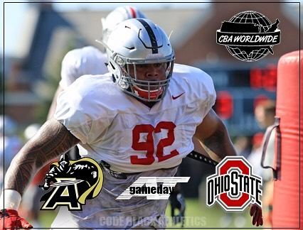 Haskell Garrett #92 Ohio State — CBA Worldwide vs Army Gameday Poster