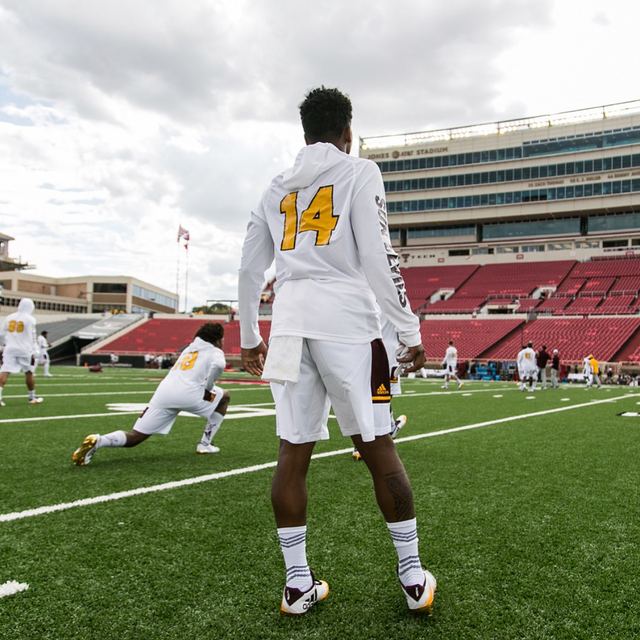 Alex Perry #14 — ASU Football Warmup