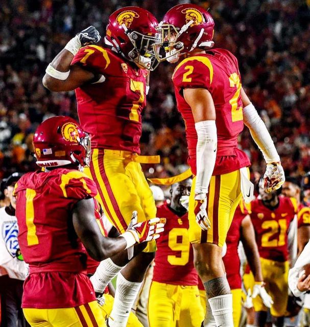 Bubba Bolden #2 — USC Trojans Game Celebration After Play