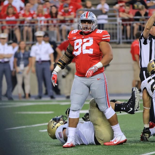 Haskell Garrett — OSU vs Indiana #92 Game Action