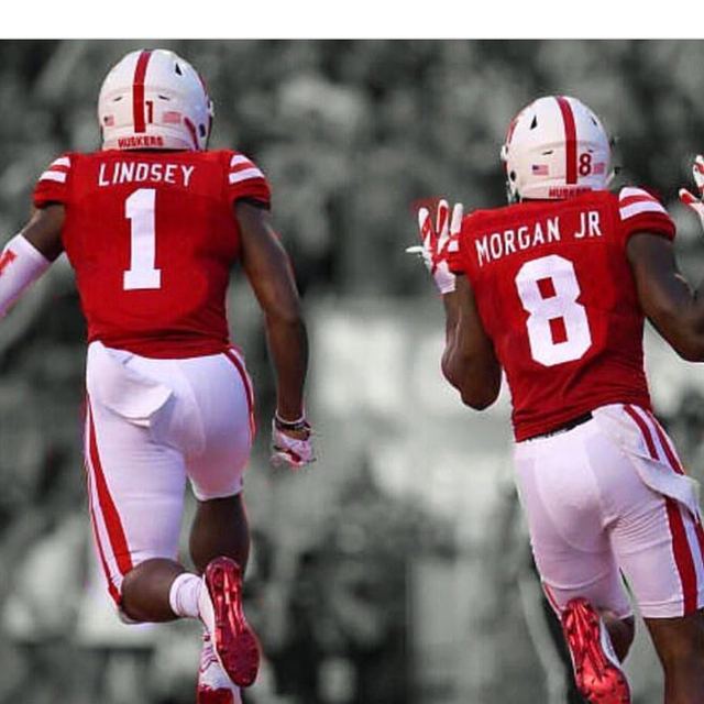 Nebraska Cornhuskers — Lindsey JR #8 Game-Action Photo