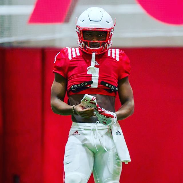 Tyjon Lindsey #1 — Nebraska Practice (Adidas)