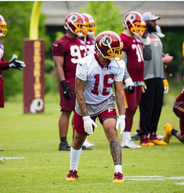 Shay Fields #16 — Washington Redskins Practice (NFL)