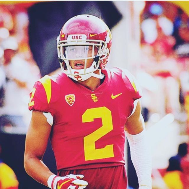 Bubba Bolden #2 USC — Red/White Field Portrait