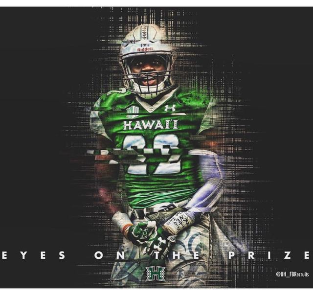 Ikem Okeke #22 — Hawaii Rainbow Warriors 'EYES ON THE PRIZE'